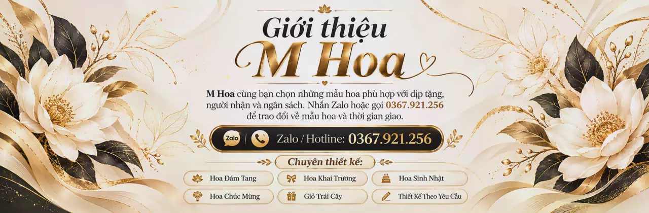 Ảnh bìa Shop hoa tươi Xã Đại Điền Vĩnh Long - Tư vấn mẫu hoa hợp ngân sách
